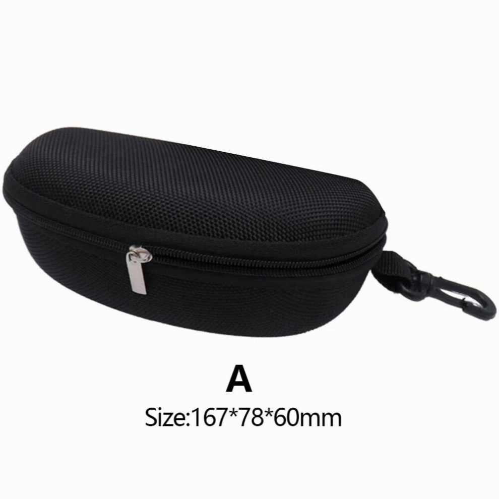 Protable Sunglasses Hard Case Protective Glasses Case Zipper Travel Protective Glasses Bag Pack Eyewear Accessories