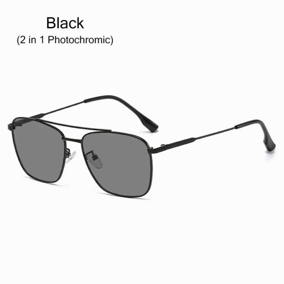 Unisex Metal Anti UV400 Anti Light Eyeglasses Computer Glasses Photochromic Glasses