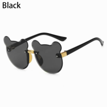 for Boys Girls Party UV400 Beach Kids Sunglasses Eyewear Children Rimless Sun Glasses Cartoon Bear