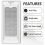 Extra Long Bath Mat Shower Mat Mildew Resistant Non-slip Bathtub Mat 3