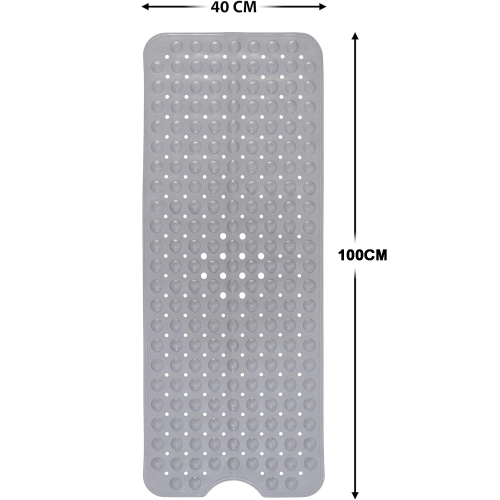 Extra Long Bath Mat Shower Mat Mildew Resistant Non-slip Bathtub Mat 1