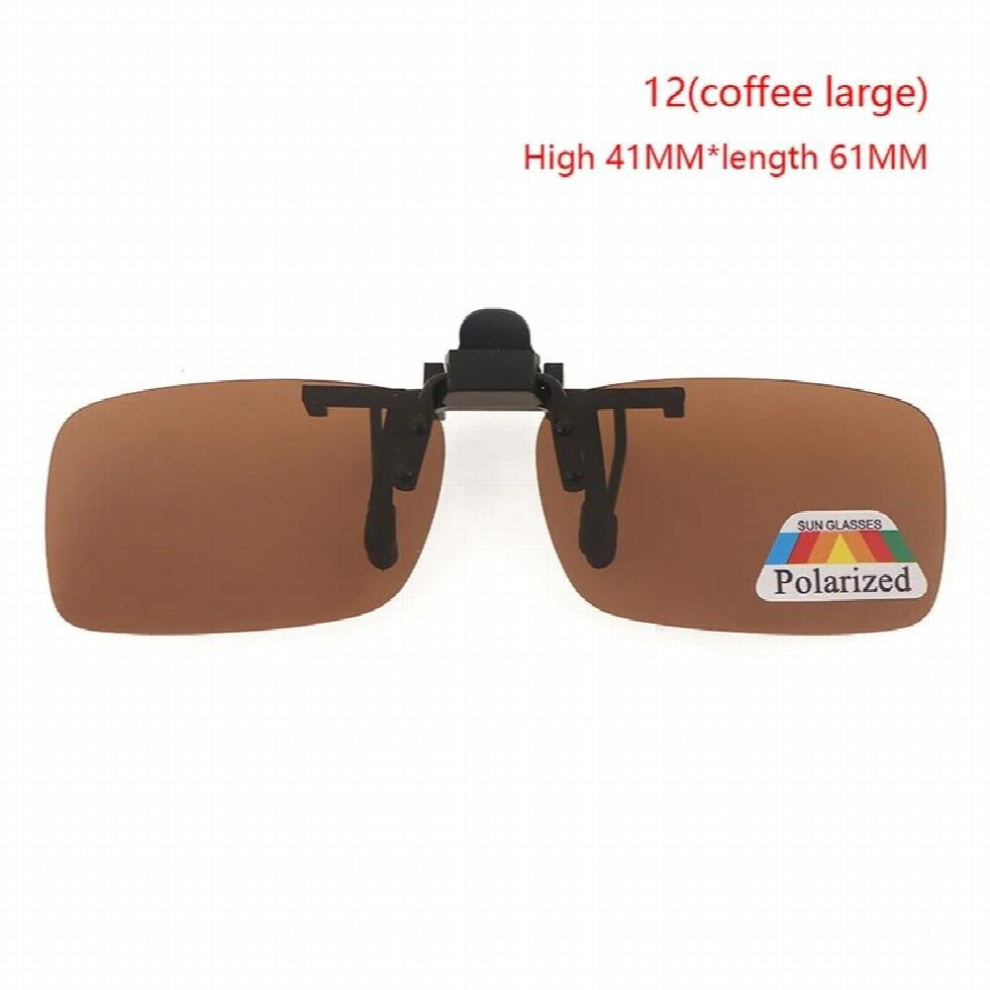 Multicoloured 1Pc Car Driver Goggles Polarized Sun Glasses Driving Night Vision Lens Clip On Sunglasses Interior Accessories