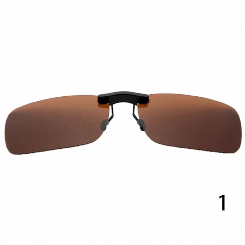 Unisex Polarized Clip On Driving Glasses Sunglasses Vision Uv400 Lens Driving Night Vision Riding Sunglasses Clip Multicoloured 885672222154