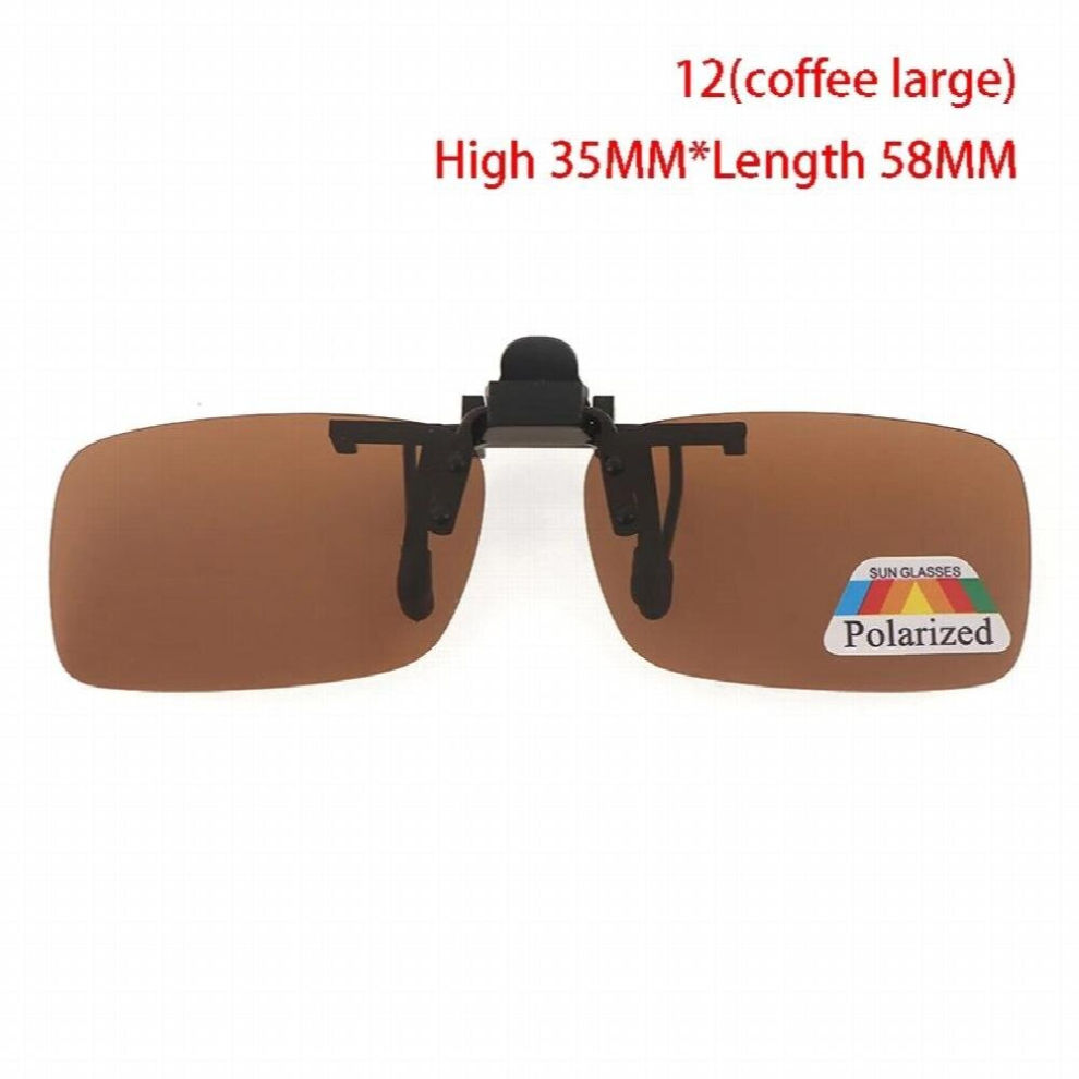 Multicoloured 1Pc Car Driver Goggles Polarized Sun Glasses Driving Night Vision Lens Clip On Sunglasses Interior Accessories