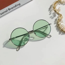 Retro Round Mirror Kids Sunglasses Metal Frame Children Sun Glasses for Car Driving Travel Protection Eyeglasses UV400 Eyewear