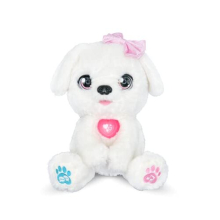 VTech Kosy the Kissing Puppy, Interactive Soft Toy, Kids Plush Toys for Sensory Play, Puppy Cuddle Toy for Role-Play, 200+ Phrases, Songs, Melodies &