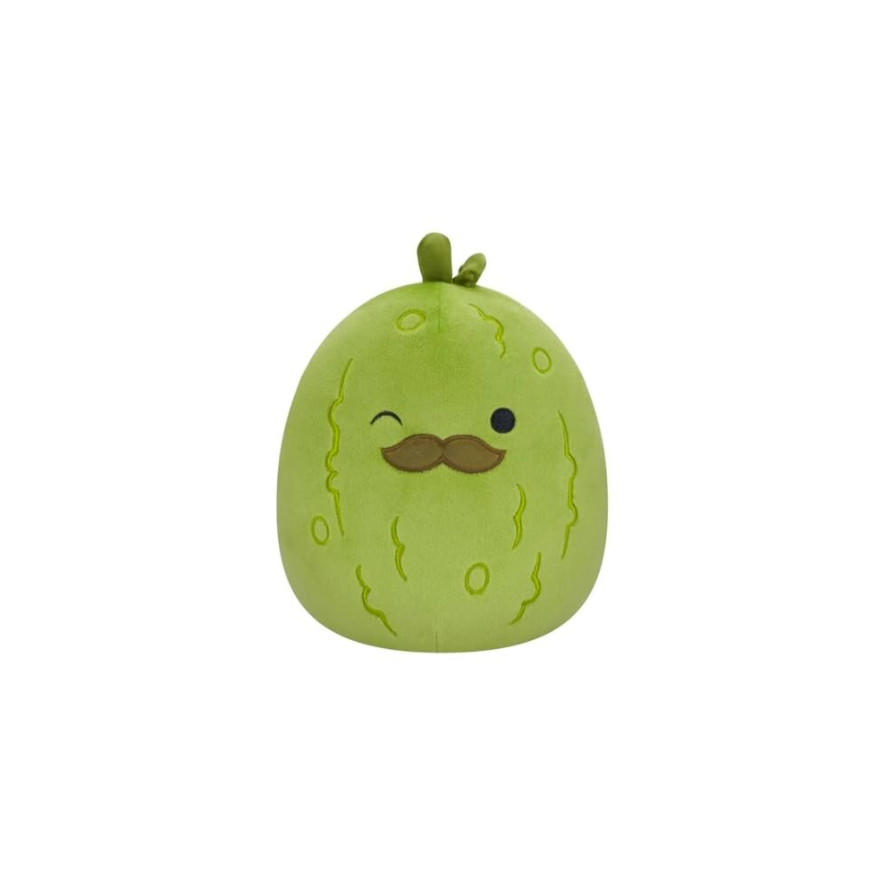 Squishmallows SQCR04084 Charles-Pickle 7.5" Add Squad, Ultrasoft Stuffed Animal Toy, Official Kellytoy Plush