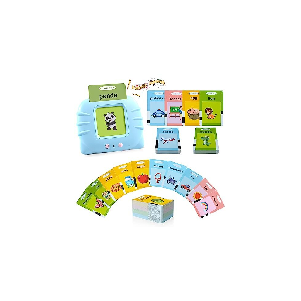 224 Words Talking Flash Cards For Autistic Children Montessori Interactive Toy Educational Preschool Sensory toys Sound Toys Learning Toys for Kid's