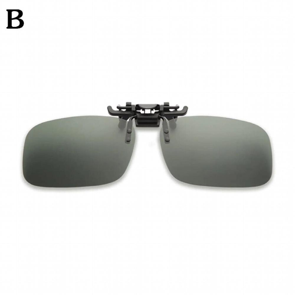 Car Driver Goggles Anti-Uva Uvb Polarized Sunglasses Driving Night Vision Lens Clip On Sunglasses Interior Accessories Multicoloured 885672242923
