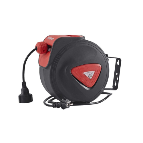 AREBOS AREBOS Cable Reel Automatic Cable Rewinder Wall Mount Extension Cable 20m