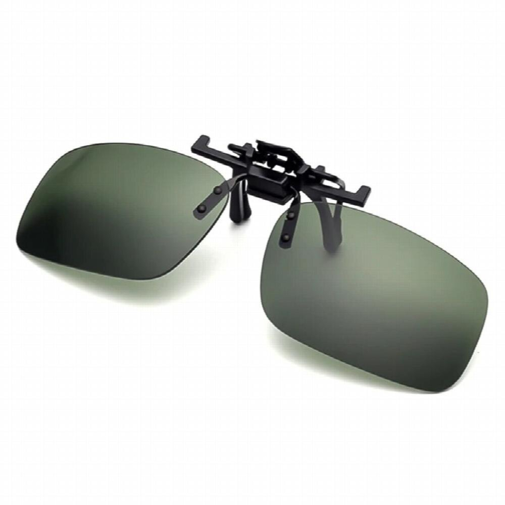 Car Autos Night Driving Glasses Polarized Clip On Sunglasses Night Vision Glasses Anti-Glare Uva Driver Glasses Goggles Protect Multicoloured