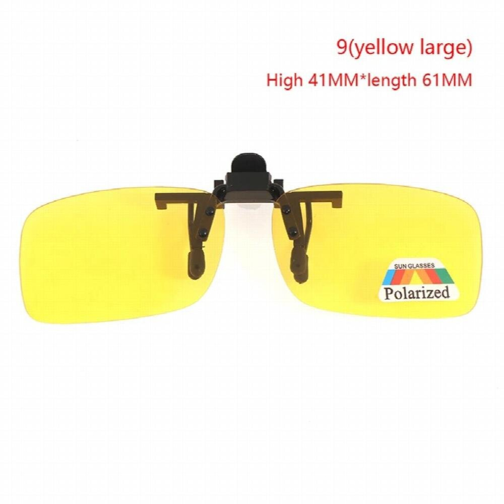 Multicoloured Driver Goggles Polarized Sun Glasses Clip On Sunglasses Interior Accessories