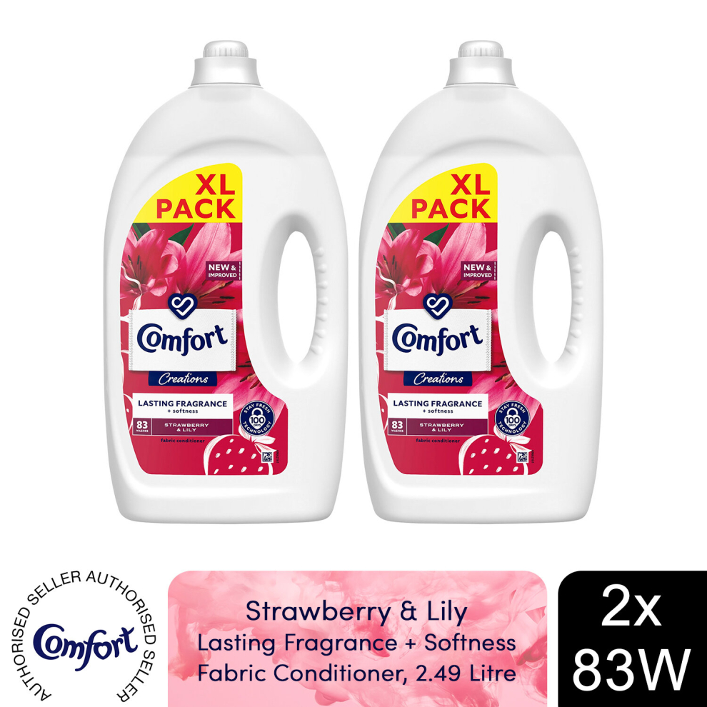 (Buy 2) Comfort Fabric Conditioner Strawberry & Lily 83W