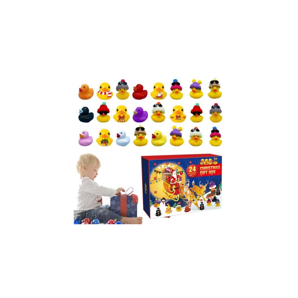 Goplushtoy (Blue) 2025 Rubber Ducks Advent Calendar | Toy Advent Calendar Gift Blue