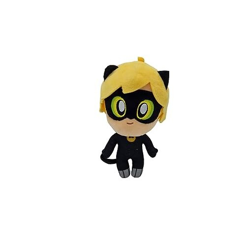 Miraculous Chibi Cat Noir Plush Toy From Miraculous Tales Of Ladybug And Cat Noir 15cm Cat Noir Soft Toy Super Soft And Cuddly Miraculous Toys