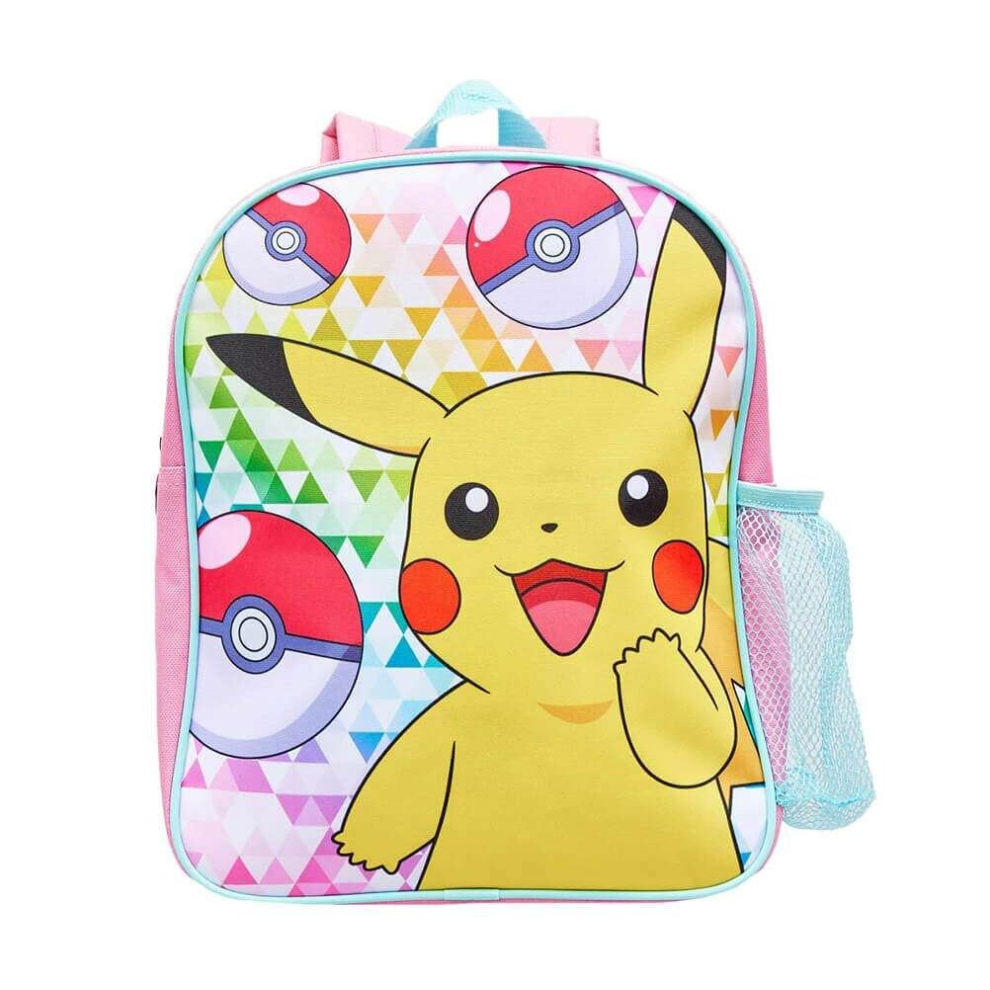 Children's Pokemon Pikachu Pink Backpack