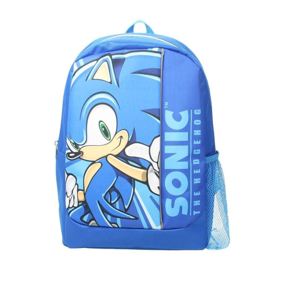 Sega Unisex Kids Blue Children's Sonic The Hedgehog Arch Backpack
