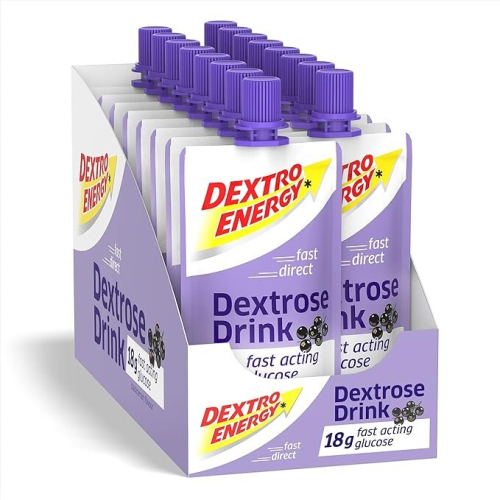 Dextro Energy Dextrose Drink, Blackcurrent  Pack of 16