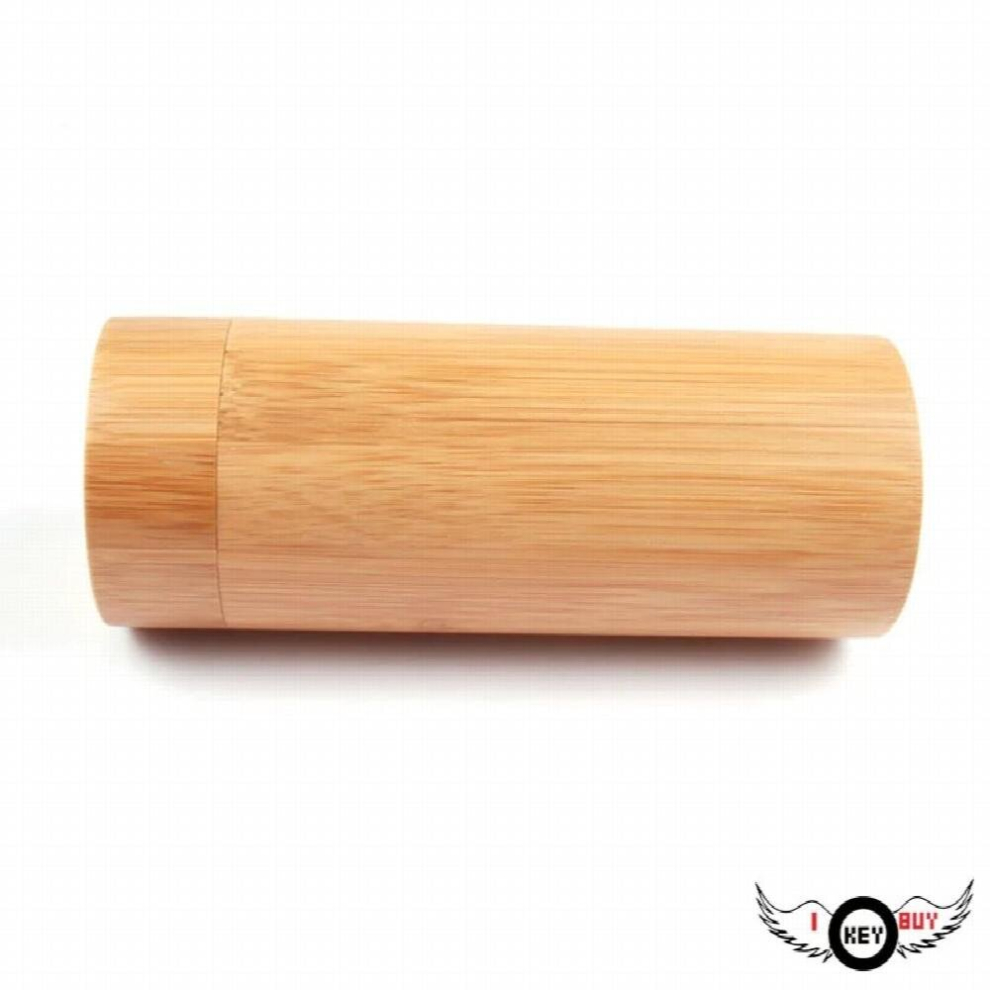 I Key Buy Natural Cylinder Bamboo Glasses Box Sunglasses Case