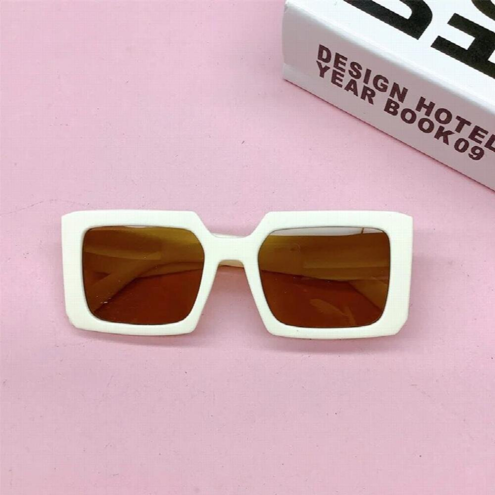 Style ChildrenS Sunglasses Retro Personality Square Frame For Boys / Girls Travel Concave Shape Sunglasses-image-OPC-PCRKW8R-NEW