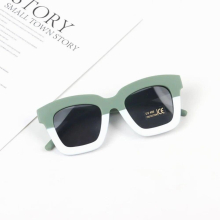 ChildrenS Sunglasses Square Frame Personality Leopard-Print Matching Anti-Ultraviolet Glasses Sunglasses