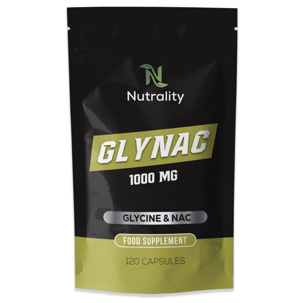 NUTRALITY GLYNAC SUPPLEMENT 120 CAPSULES 1000MG - VEGAN