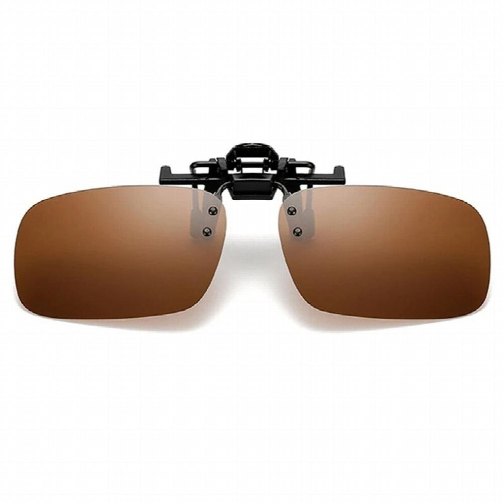 Car Driver Goggles Anti-Uv400 Polarized Sun Glasses Driving Night Vision Lens Clip On Sunglasses Interior Accessories 885672256937