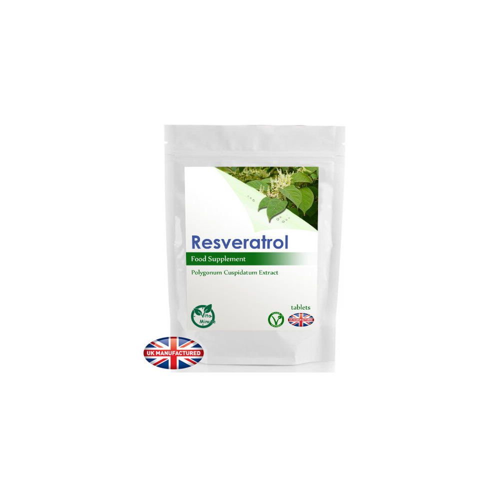 High Potency Resveratrol 1000mg Extract (120 Tablets) - UK Made (V)