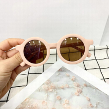Round Ultraviolet-proof Sun Sunglasses for Kids Girls Boys Childrens Sun Glasses UV400 Protection