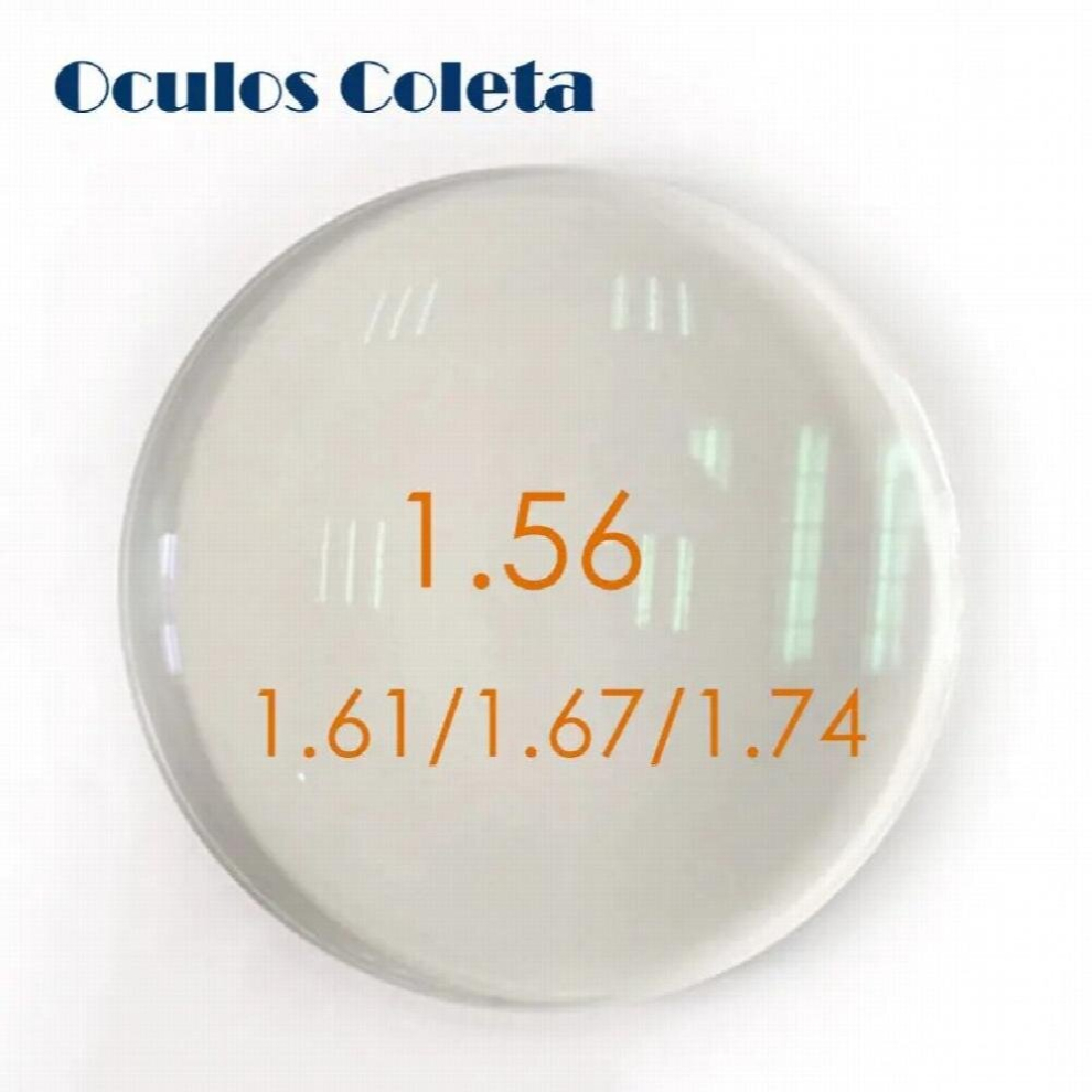 Multicoloured Eyeglasses Lenses For Myopia/Astigmatism/Presbyopia/Reading Aspheric Resin, Hmc Green Coating, 1.56/1.61/1.67/1.74