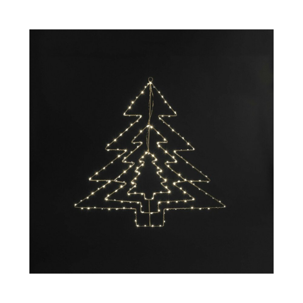 Garden Store Direct Christmas Lights Tree Led Silhouette Warm Led's 64Cm - In Or Outdoor Use White