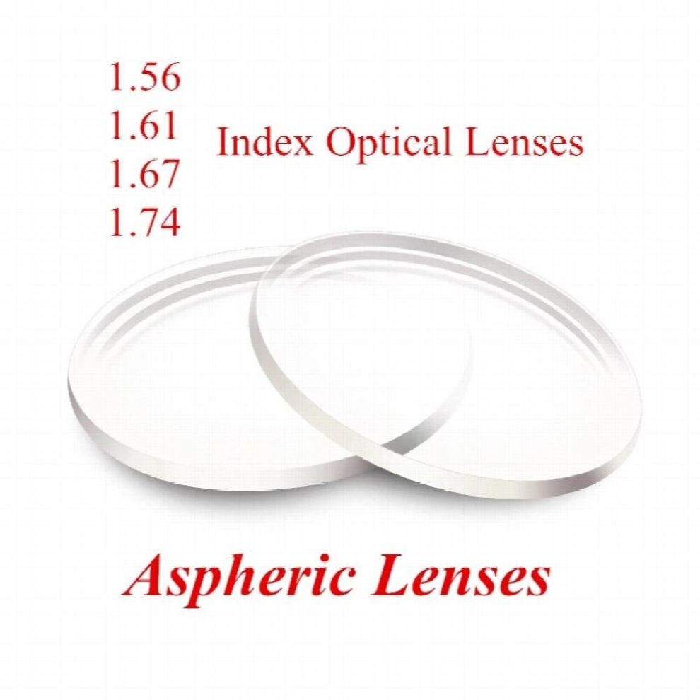 Multicoloured 1.56 1.61 1.67 1.74 Index Aspheric Optical Prescription Lenses Myopia Presbyopia Resin Lens For 2Pcs