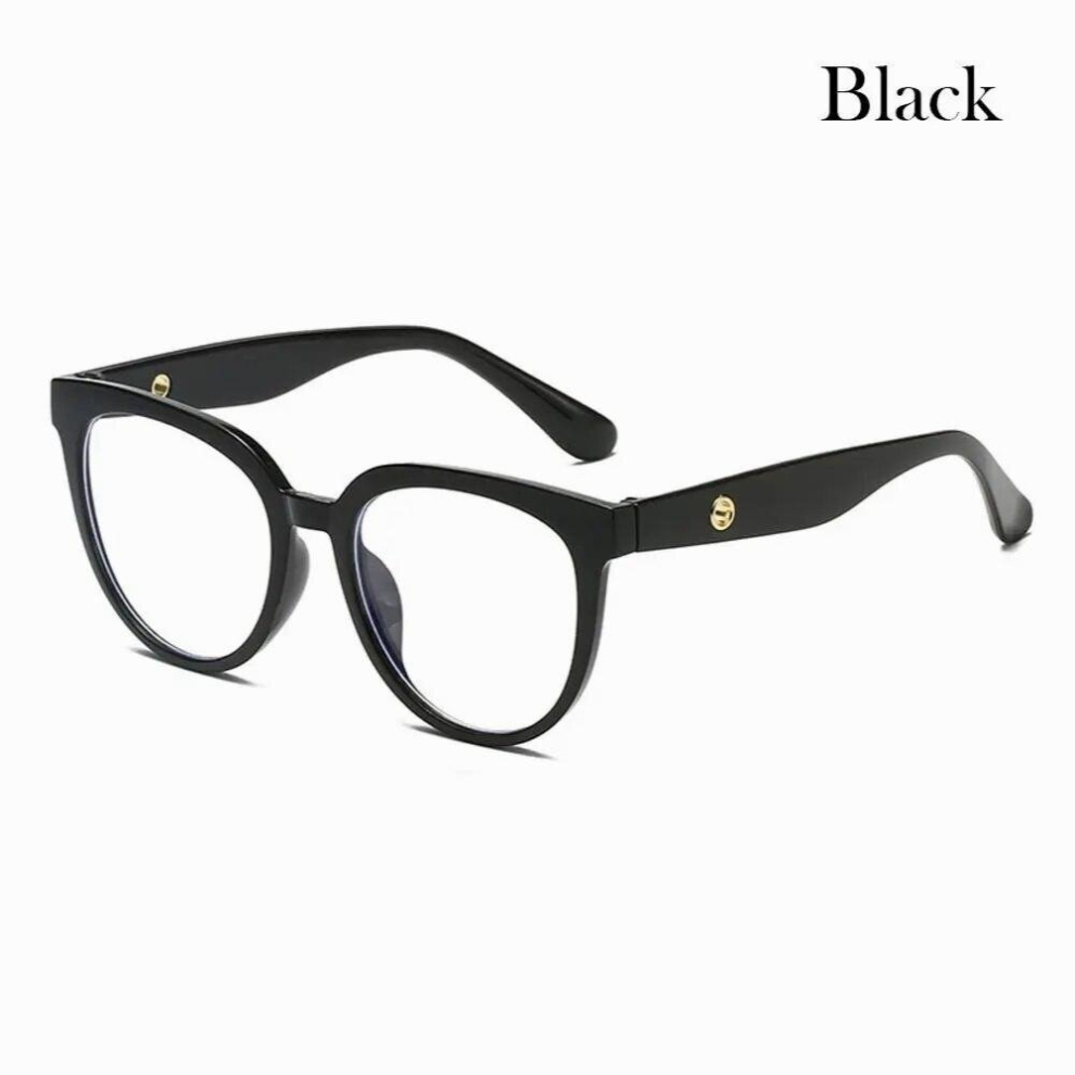 Protection Round Frame Light Blocking Eyeglasses Flat Mirror Eyewear Computer Goggles Anti-Uv Rays Glasses 885672267780