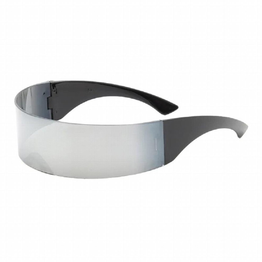 Motocycle Glasses Hd Visor Wrap Shield Large Mirror Sunglasses Riding Windproof Glass Personality Outdoors Party Goggle Multicoloured 885672269807