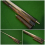 57" Handmade/Hand-Spliced Snooker Cue (Butt: Exotic Woods) 1