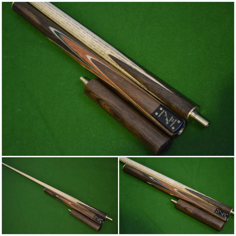 57" Handmade/Hand-Spliced Snooker Cue (Butt: Exotic Woods)