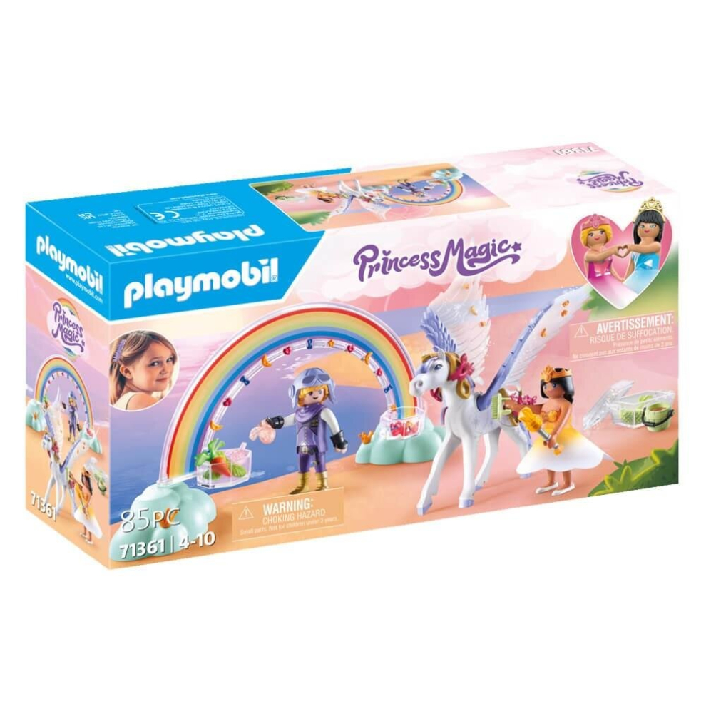 PLAYMOBIL Rainbow Castle Pegasus Caring Set