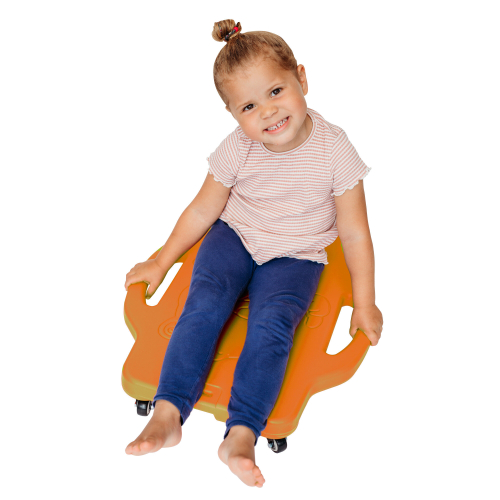 MagicMeadow Scooter Board Sensory Toy - Orange