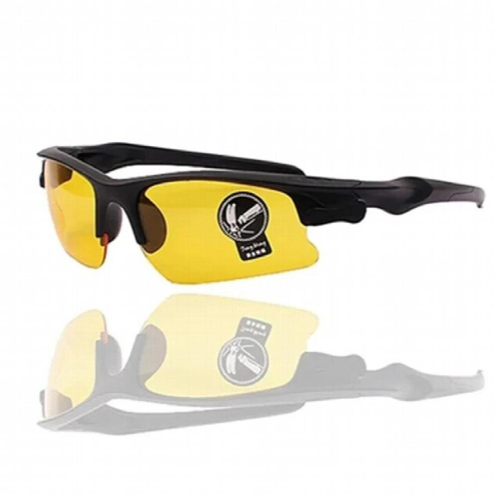 1Pc Night Vision Goggles Drivers Night-vision Glasses Anti Night With Luminous Driving Glasses Protective Gears Sunglasses