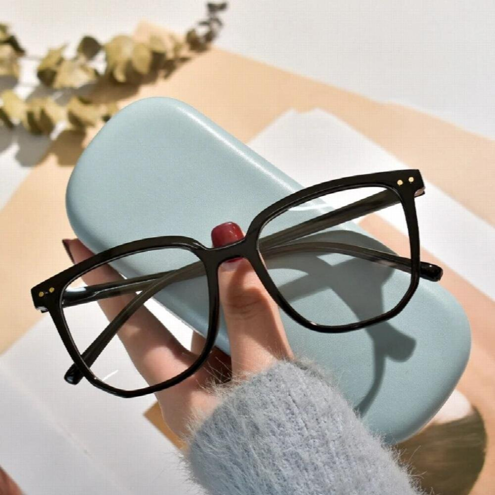 Unisex Oversized Optical Spectacle Eyeglasses Men Women Large Frame Optical Glasses Anti-blue Computer Eyewear