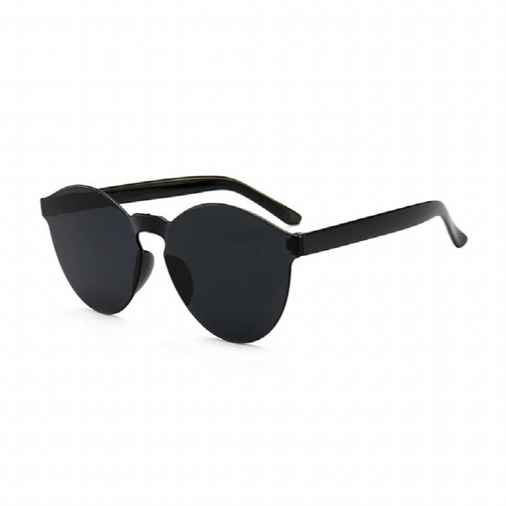 3@#Outdoor Motorcycle Sunglasses Round Candy Lens Frameless Sunglasses Men And Women European And American Glasses Multicoloured 885672276188