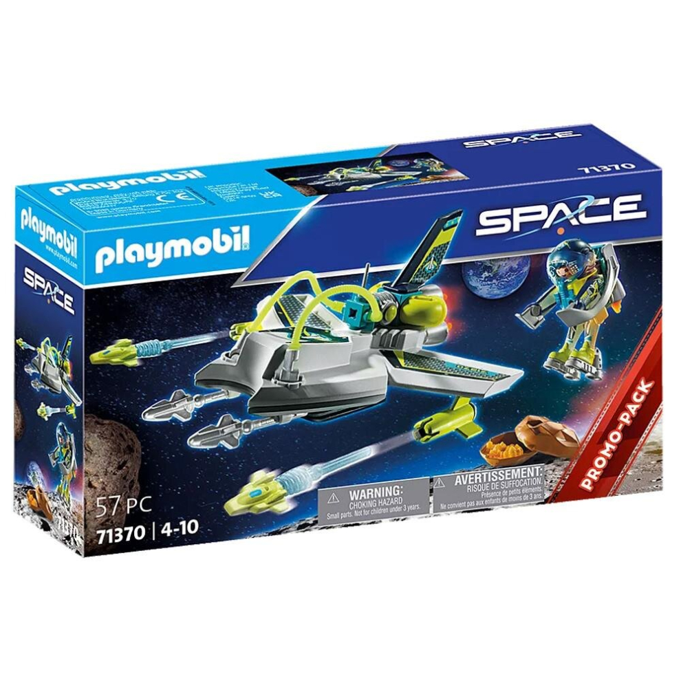 PLAYMOBIL Space Hi-Tech Mission Space Drone Astronaut Pretend Play