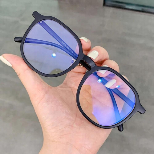 Men Glasses Frame Women Transparent Square Big Frame Prescription