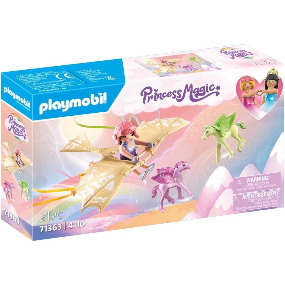 PLAYMOBIL Rainbow Castle Pegasus Flying school