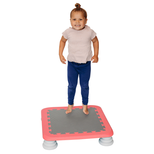 MagicMeadow Children's Trampoline Board - Red