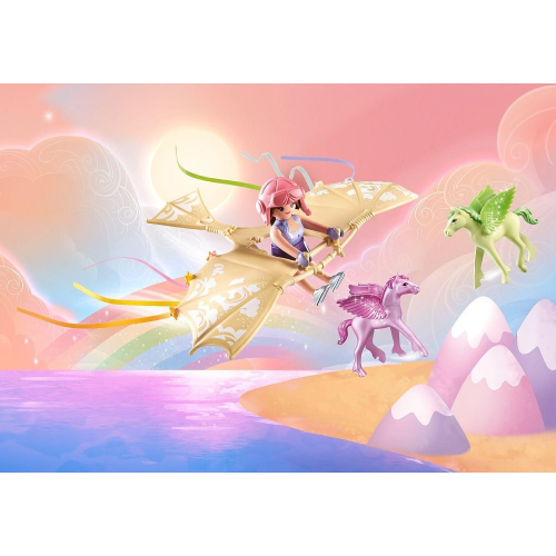 PLAYMOBIL PLAYMOBIL Rainbow Castle Pegasus Flying school 1