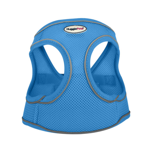 HugglePets (Small, Blue) HugglePets Step In Air Mesh Dog Harness