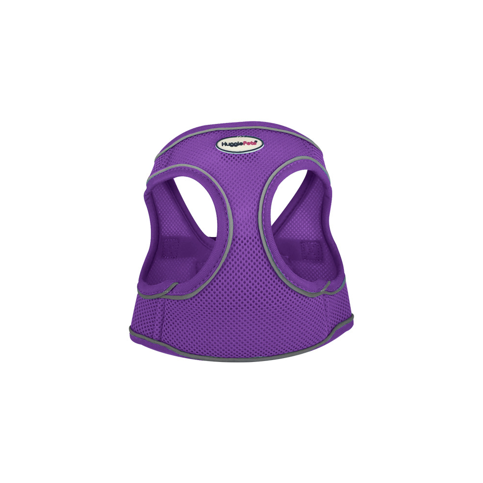 Hugglepets (Large, ) Step In Air Mesh Dog Harness Purple