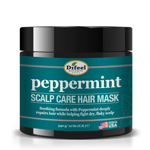 Maschera per capelli Difeel Peppermint Scalp Care 12 oz.