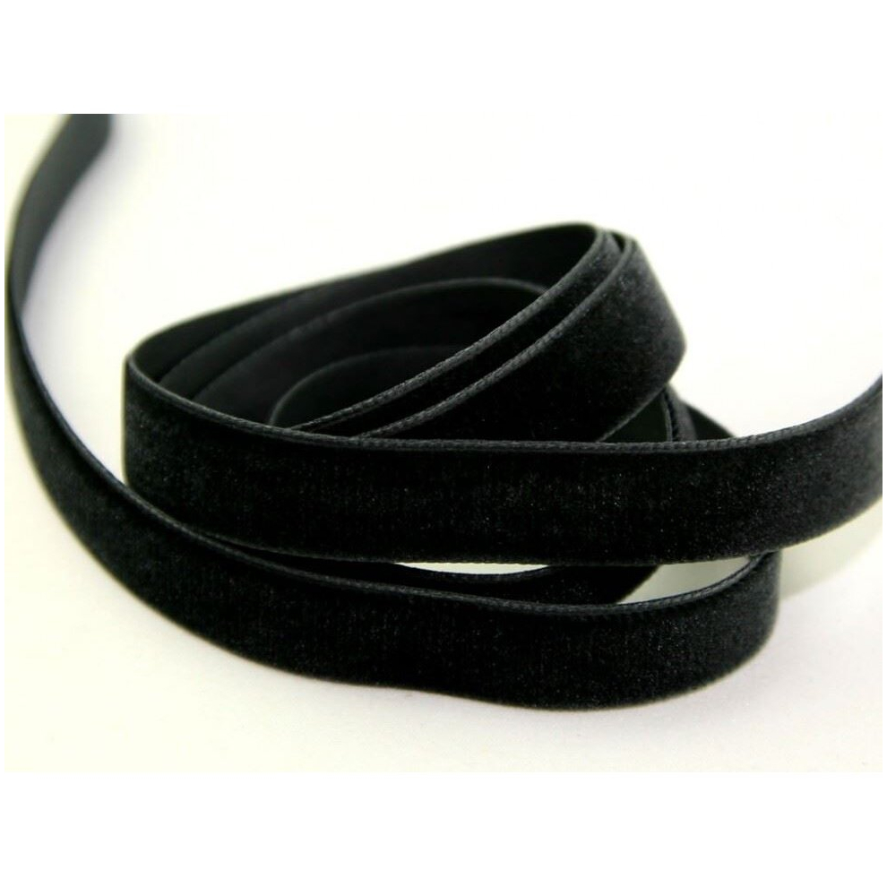Berisfords Velvet Ribbon Mini Roll 9953 Raven - 36Mm - Per 5 Metre Roll